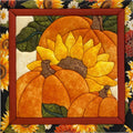 October Harvest Quilt-Magic No Sew Wall Hanging Kit