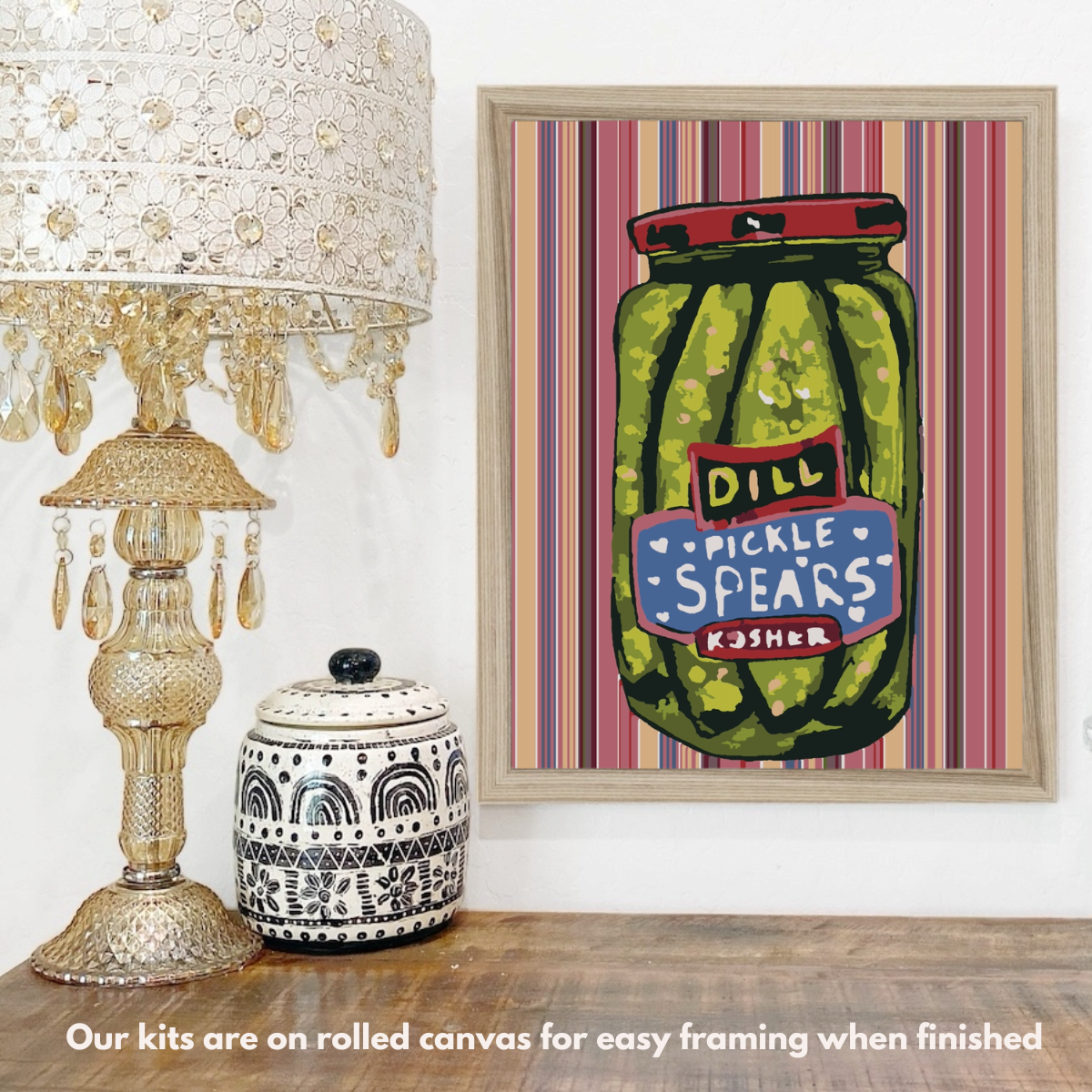Dill Pickle Spears - Paint by Numbers Kit
