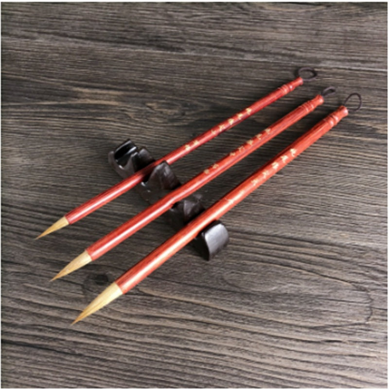 Red Sandalwood Teeny Hook Line Calligraphy Pen.