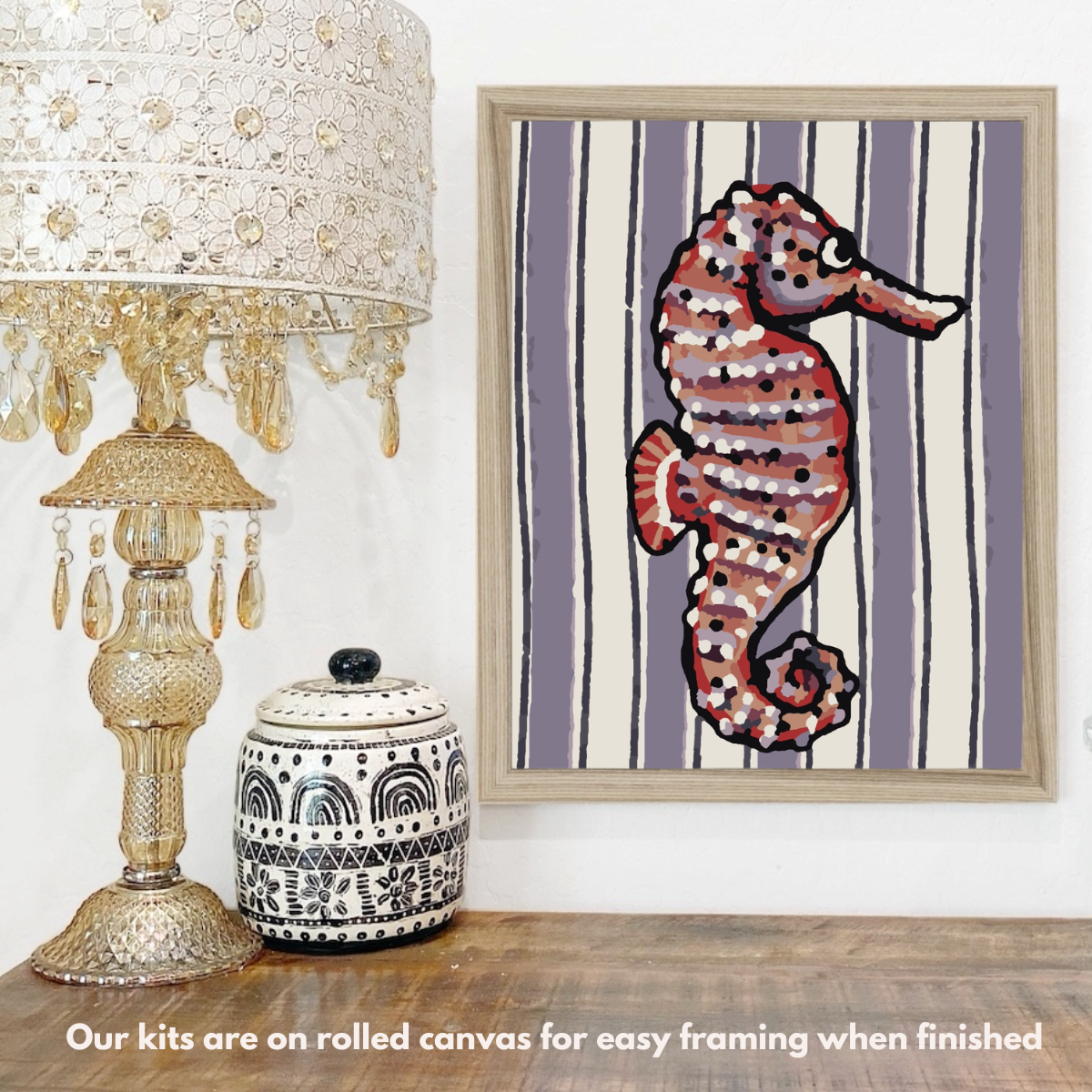 Seahorse - Paint by Numbers Kit