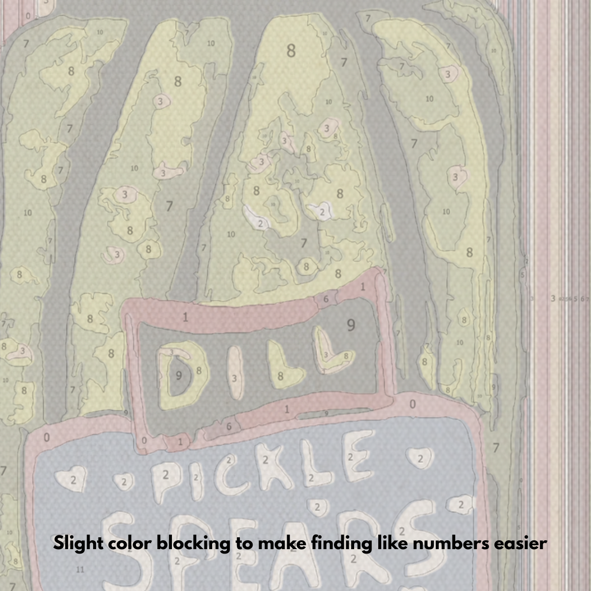 Dill Pickle Spears - Paint by Numbers Kit
