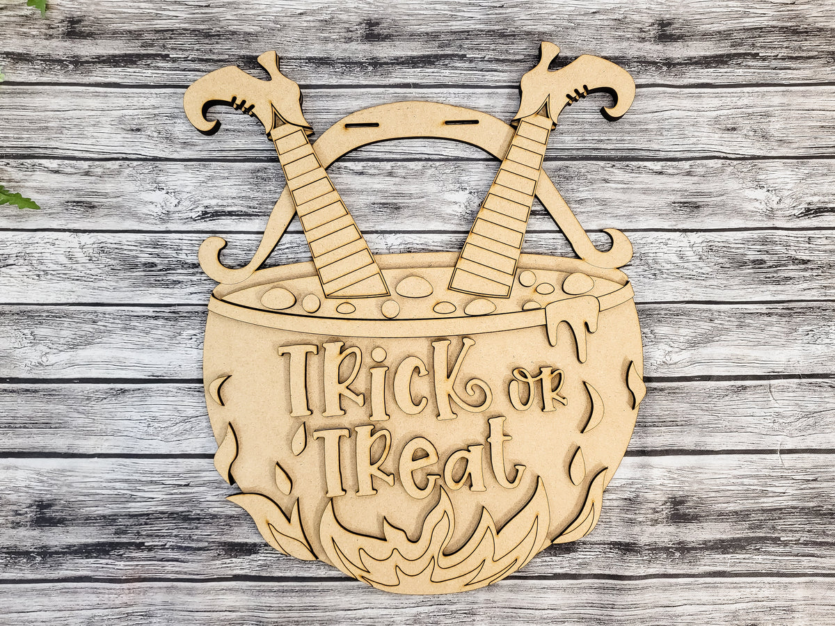 Witches Cauldron DIY Unfinished Kit
