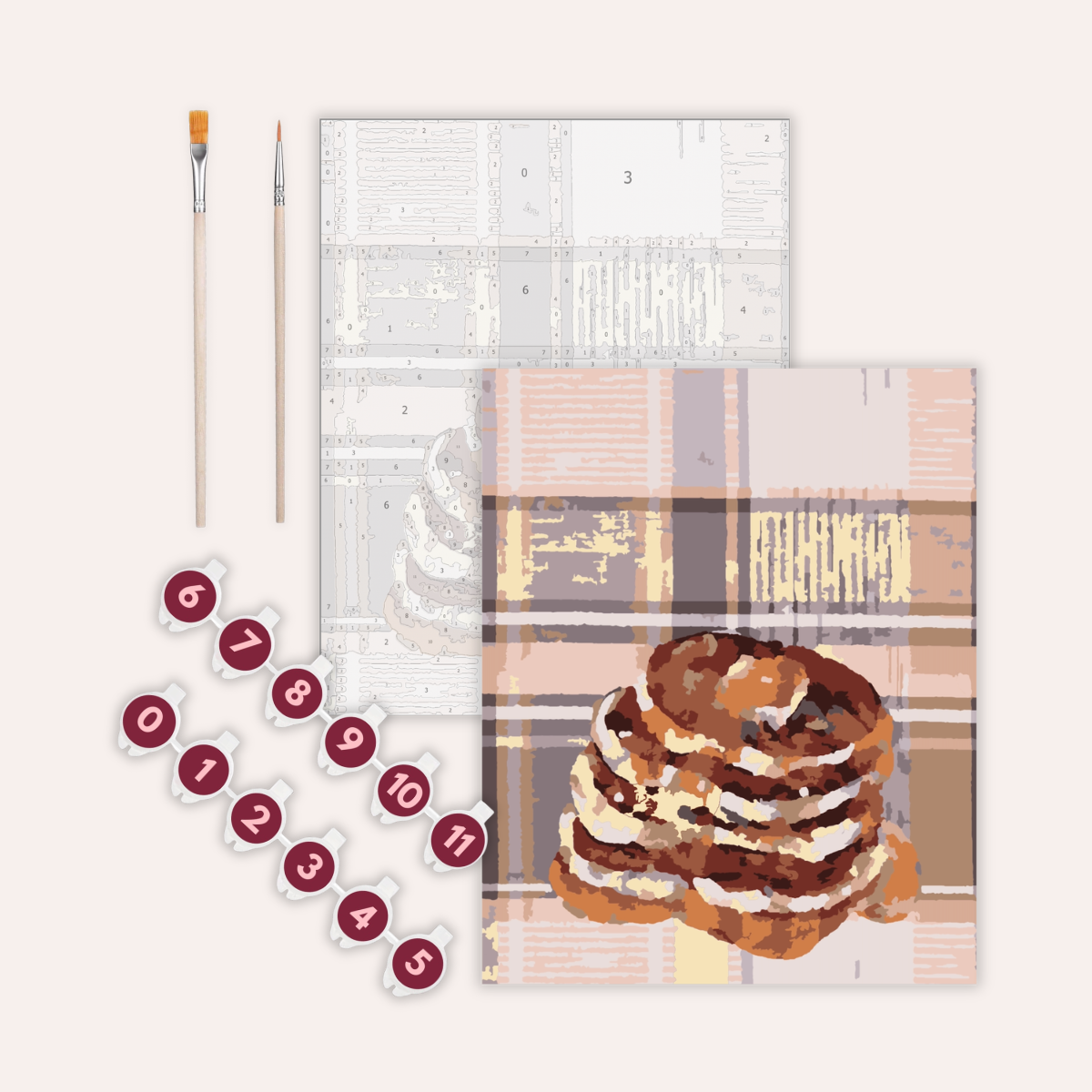 Pancakes - Paint by Numbers Kit