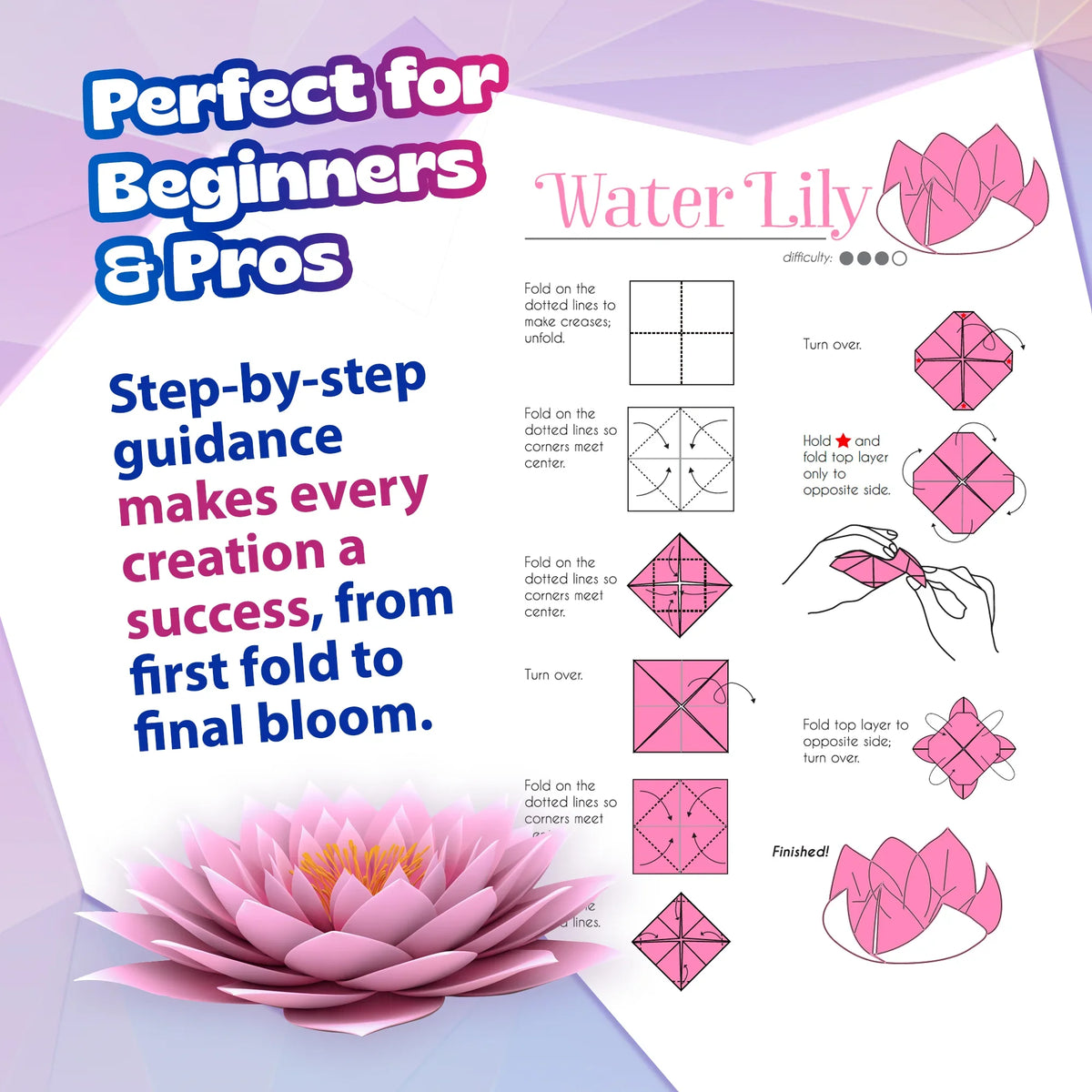 Flower Origami Kit