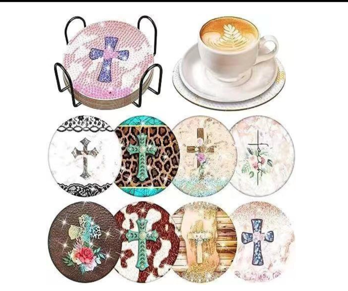 Coaster Sets Diamond Painting Kit