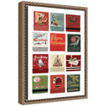 Christmas Matchbooks by Megan Ryan Framed Canvas Wall Art Print