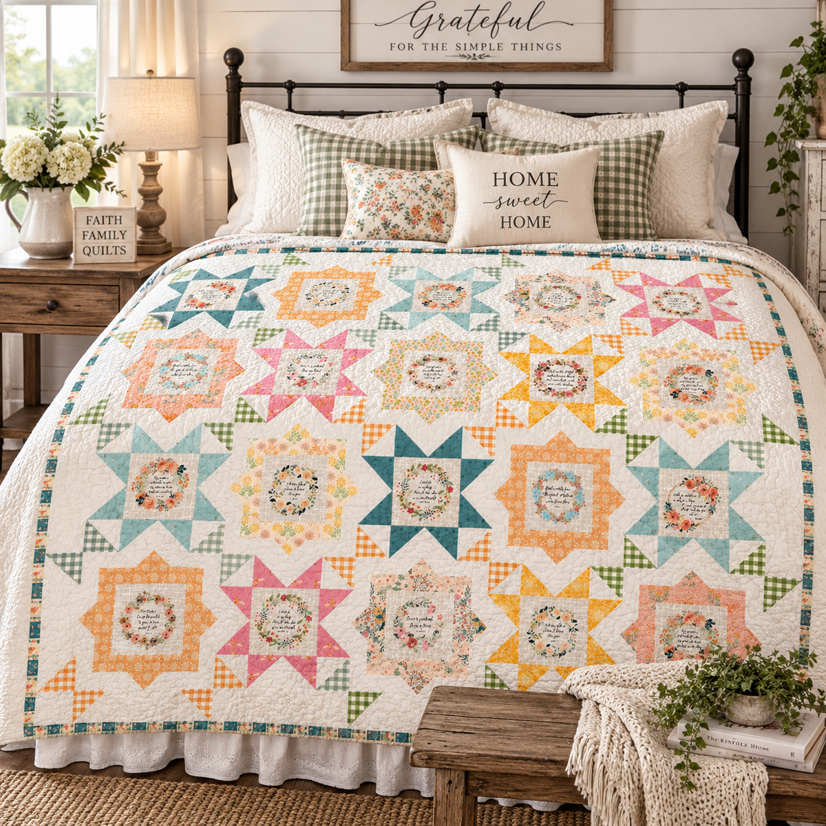 Fussy Frames Bible Verse Quilt Kit