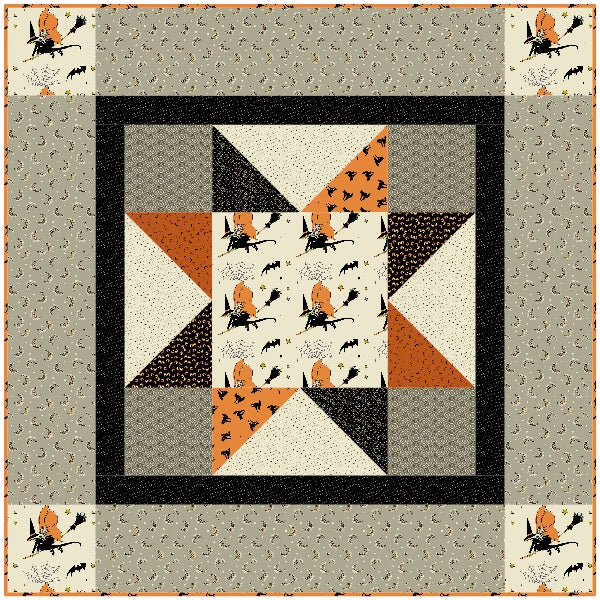 All Hallows Eve - Quilt Kit | Batting Included