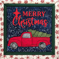 Red Truck Quilt-Magic No Sew Wall Hanging Kit
