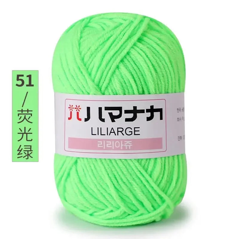 Soft Cotton Baby Yarn Thick Velvet Crochet Knitting Wool