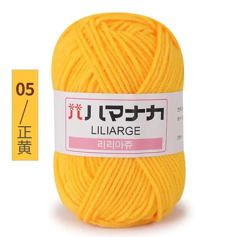 Soft Cotton Baby Yarn Thick Velvet Crochet Knitting Wool