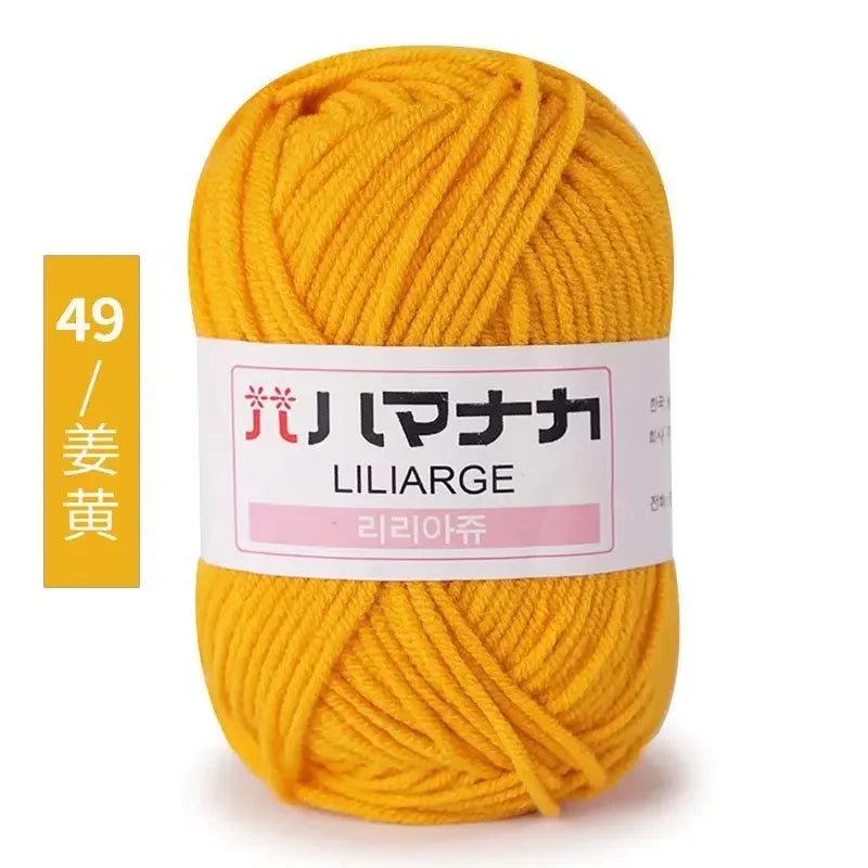 Soft Cotton Baby Yarn Thick Velvet Crochet Knitting Wool