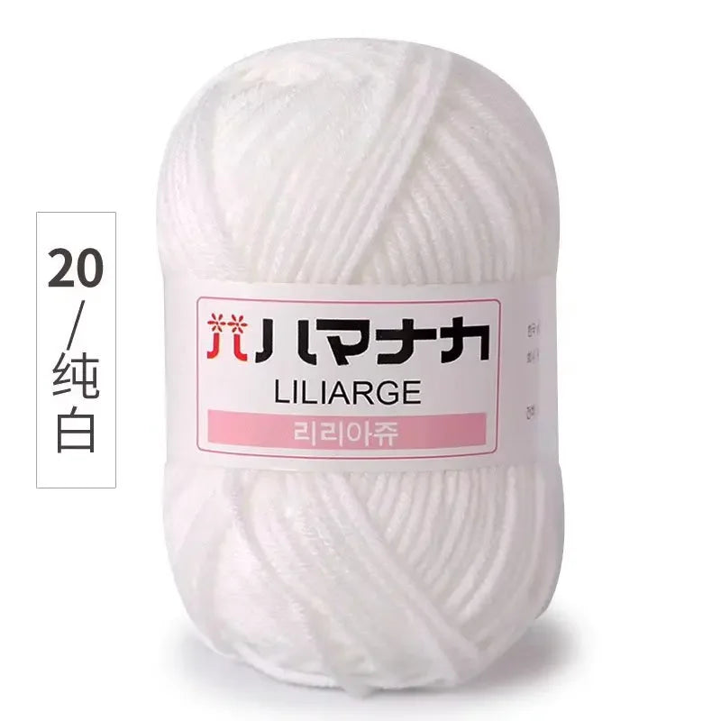 Soft Cotton Baby Yarn Thick Velvet Crochet Knitting Wool