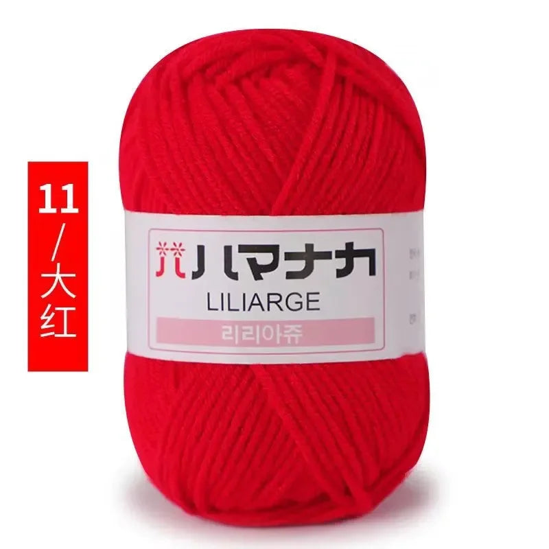 Soft Cotton Baby Yarn Thick Velvet Crochet Knitting Wool