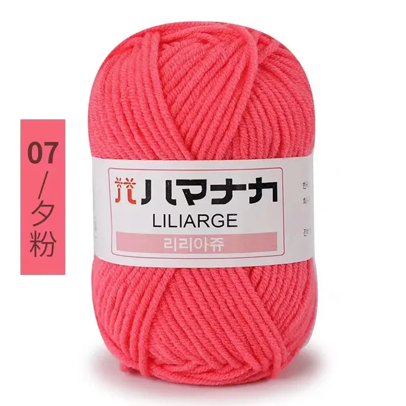 Soft Cotton Baby Yarn Thick Velvet Crochet Knitting Wool