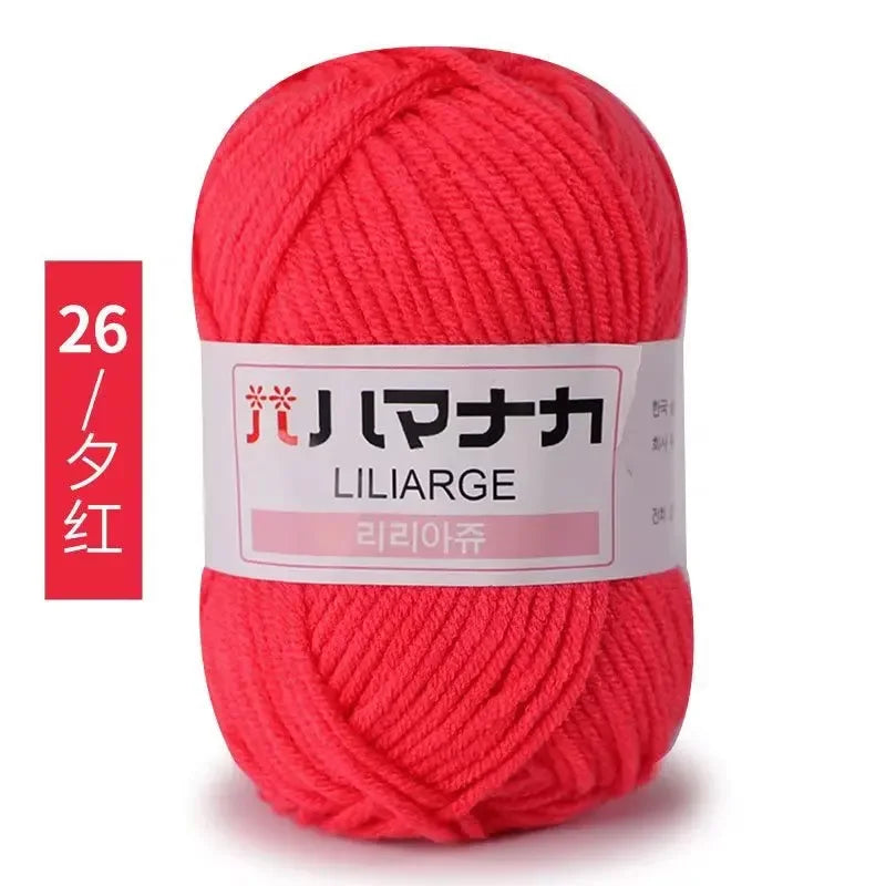 Soft Cotton Baby Yarn Thick Velvet Crochet Knitting Wool