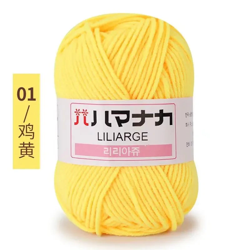Soft Cotton Baby Yarn Thick Velvet Crochet Knitting Wool