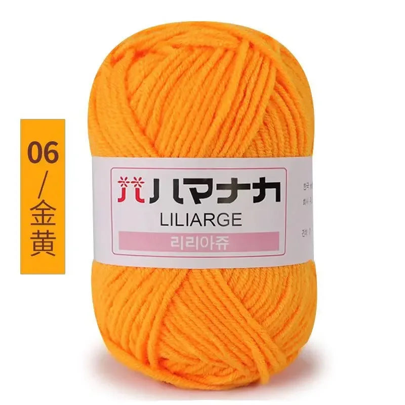 Soft Cotton Baby Yarn Thick Velvet Crochet Knitting Wool