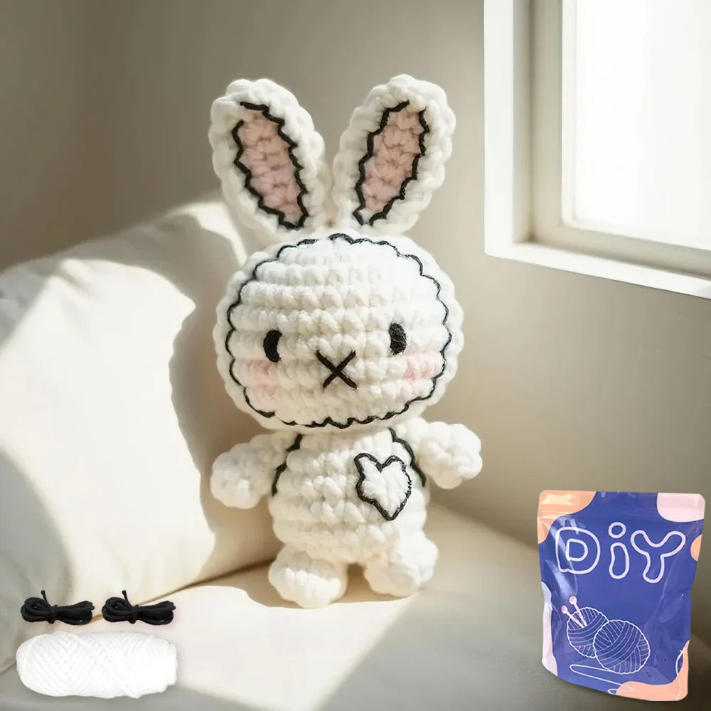 Animal Crochet Kit Beginner Starter Set DIY Knitting Supplies