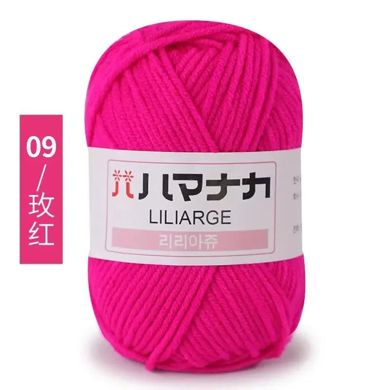 Soft Cotton Baby Yarn Thick Velvet Crochet Knitting Wool