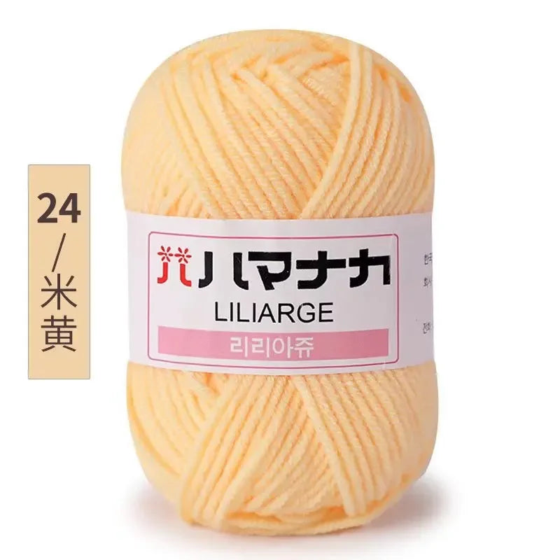 Soft Cotton Baby Yarn Thick Velvet Crochet Knitting Wool