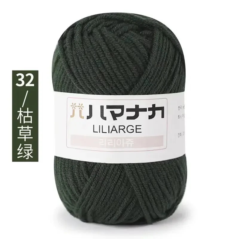 Soft Cotton Baby Yarn Thick Velvet Crochet Knitting Wool