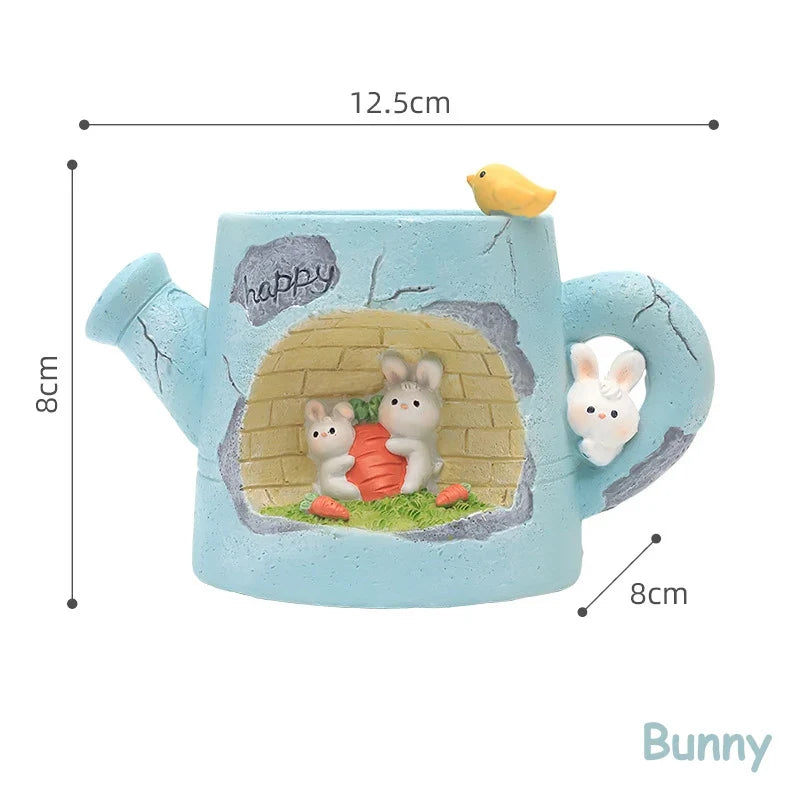 Kawaii Watering Can Cuties Plant Holder
