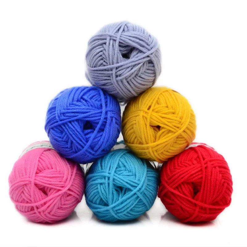 Soft Cotton Baby Yarn Thick Velvet Crochet Knitting Wool