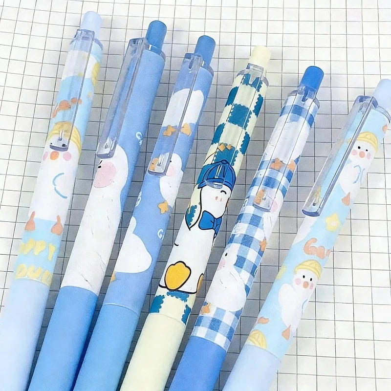Kawaii Milord Aylesbury Ducky Pens 6PCS