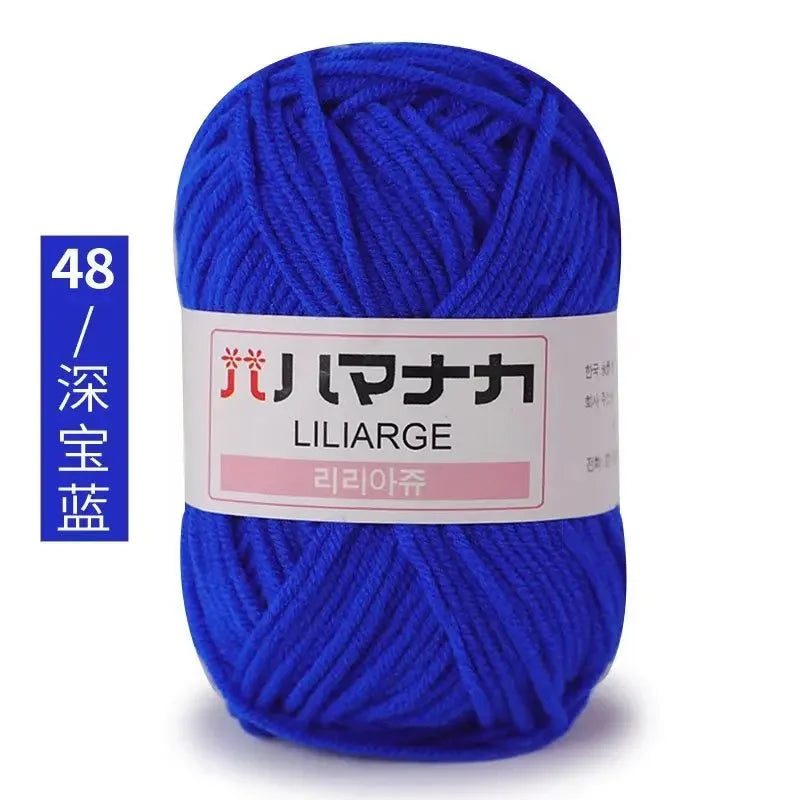 Soft Cotton Baby Yarn Thick Velvet Crochet Knitting Wool