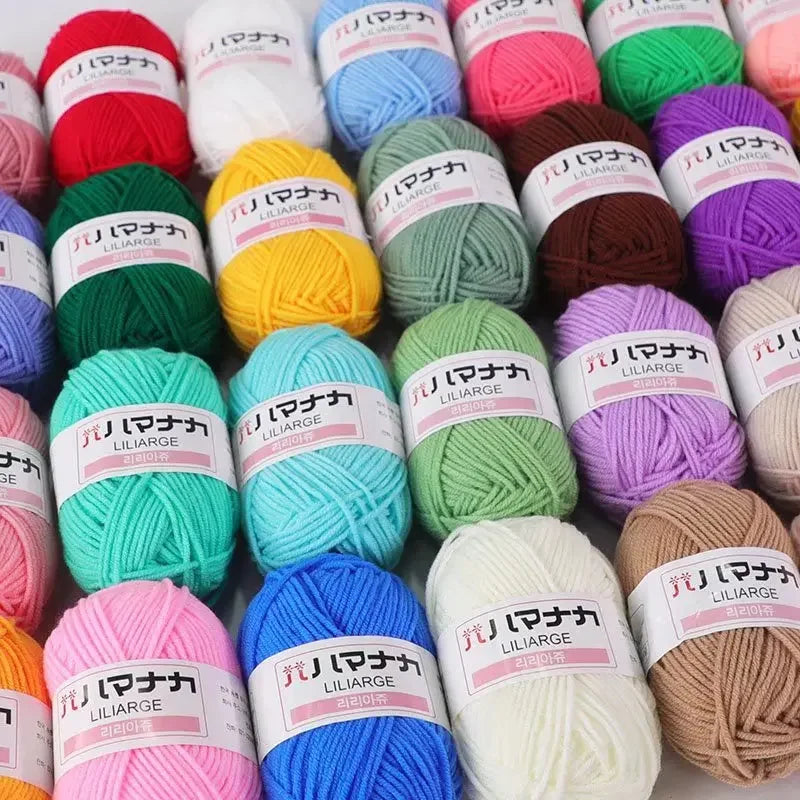 Soft Cotton Baby Yarn Thick Velvet Crochet Knitting Wool