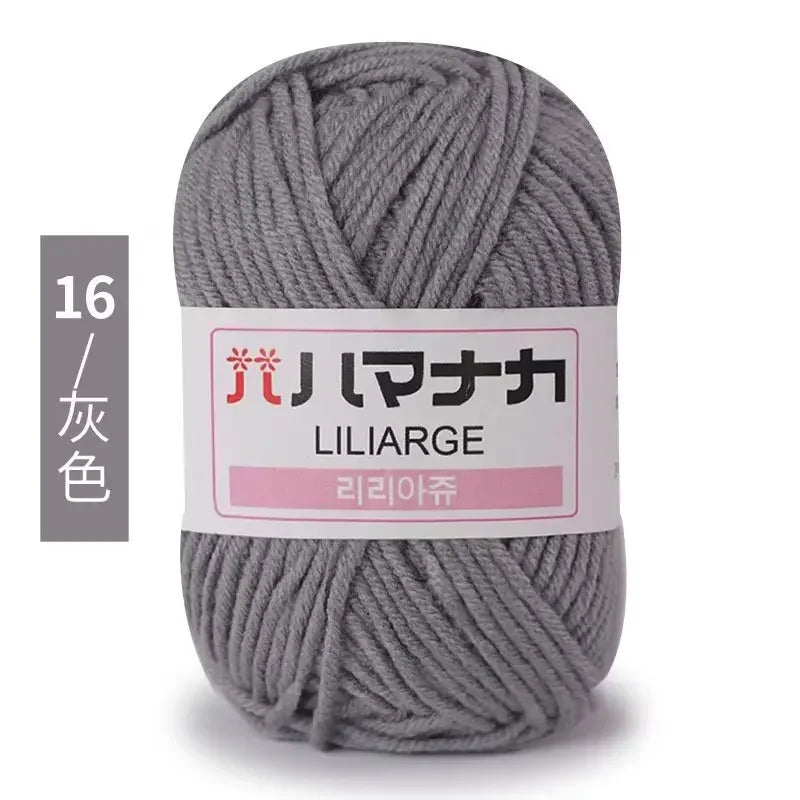 Soft Cotton Baby Yarn Thick Velvet Crochet Knitting Wool