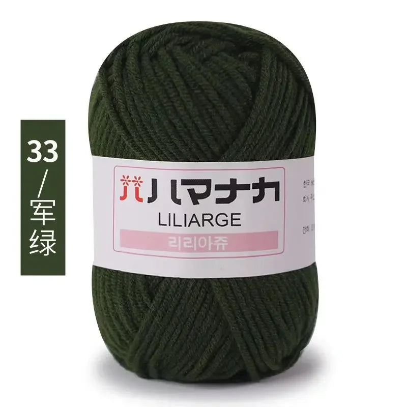Soft Cotton Baby Yarn Thick Velvet Crochet Knitting Wool