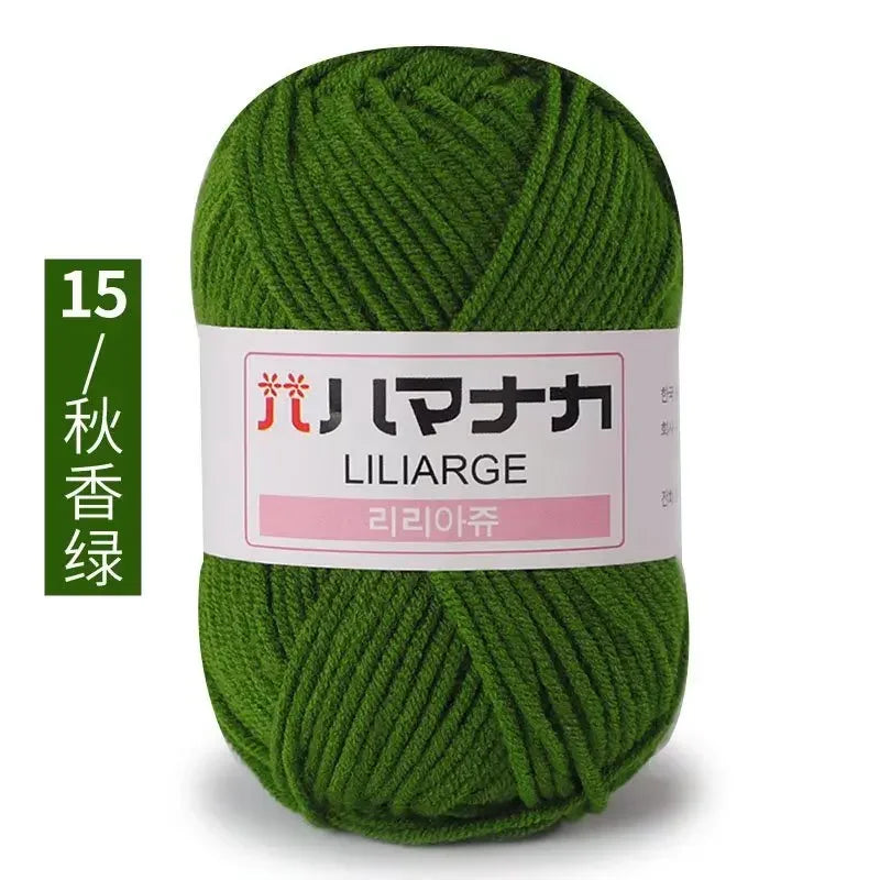 Soft Cotton Baby Yarn Thick Velvet Crochet Knitting Wool