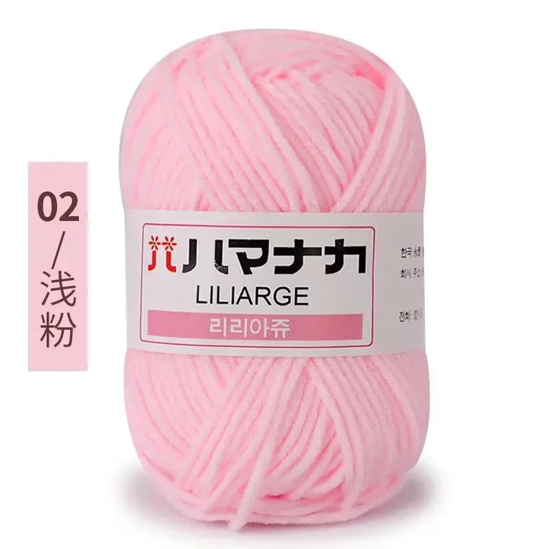 Soft Cotton Baby Yarn Thick Velvet Crochet Knitting Wool