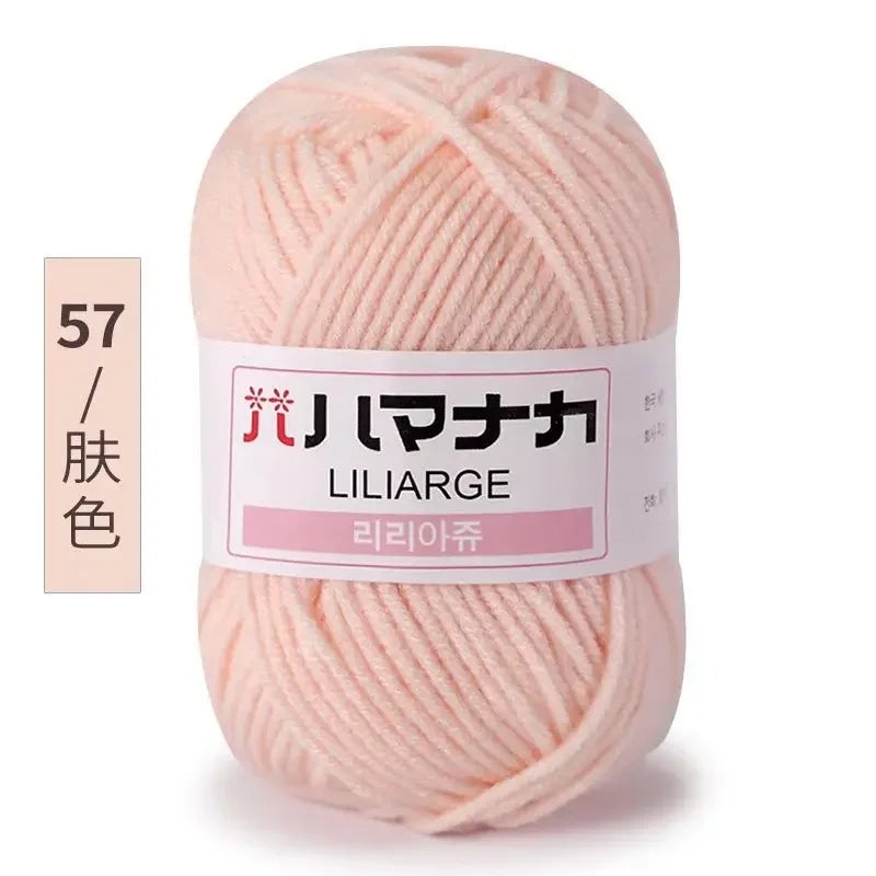 Soft Cotton Baby Yarn Thick Velvet Crochet Knitting Wool
