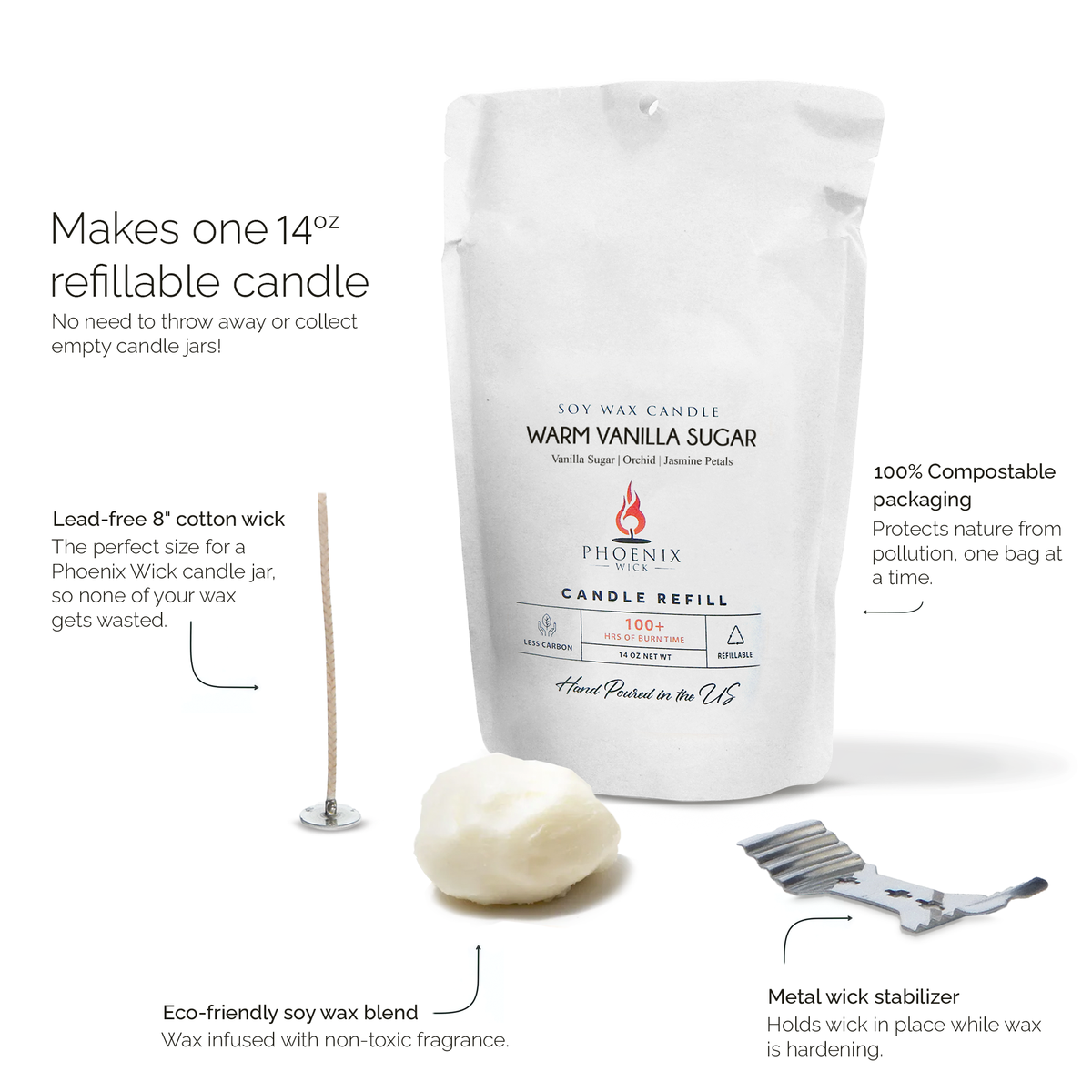 Warm Vanilla Sugar - Candle-Making Kit
