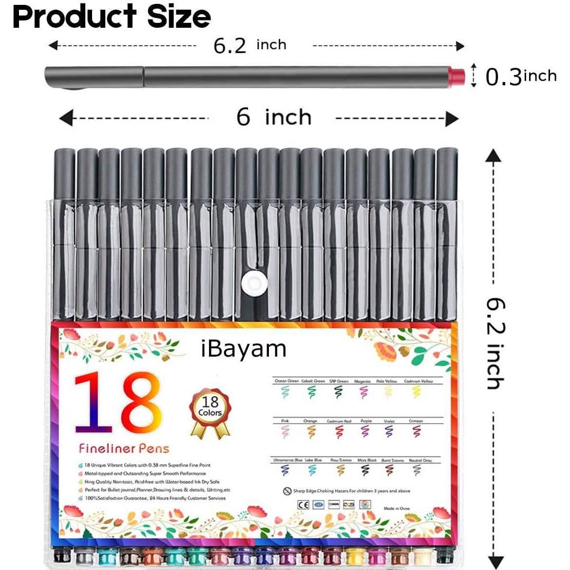 Colored Pens Fine Point Markers