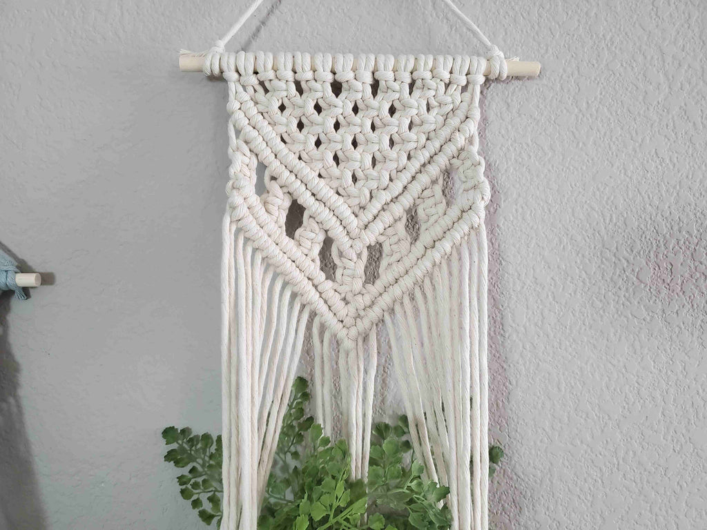 Macramé Plant Hanger DIY Kit – Beginner Boho Wall Decor Craft Kit