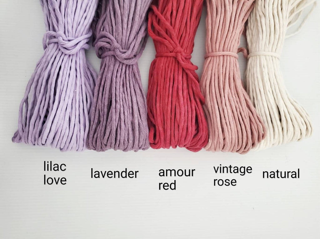 Beginner macrame heart wall hanging kit. Craft kits for adults and kids. Valentines day  craft kit.craft kit. Bohemian home and wall decor diy kit