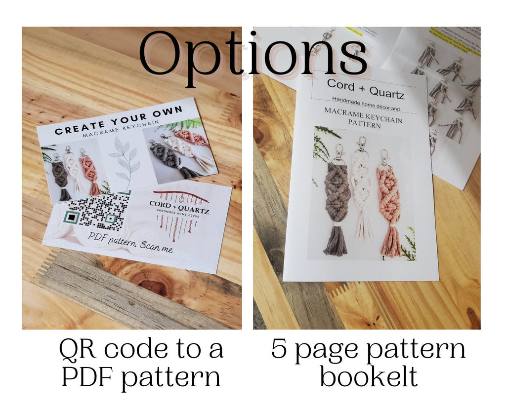 Macramé Keychain DIY Kit – Beginner-Friendly Mini Craft Kit & Gift Idea