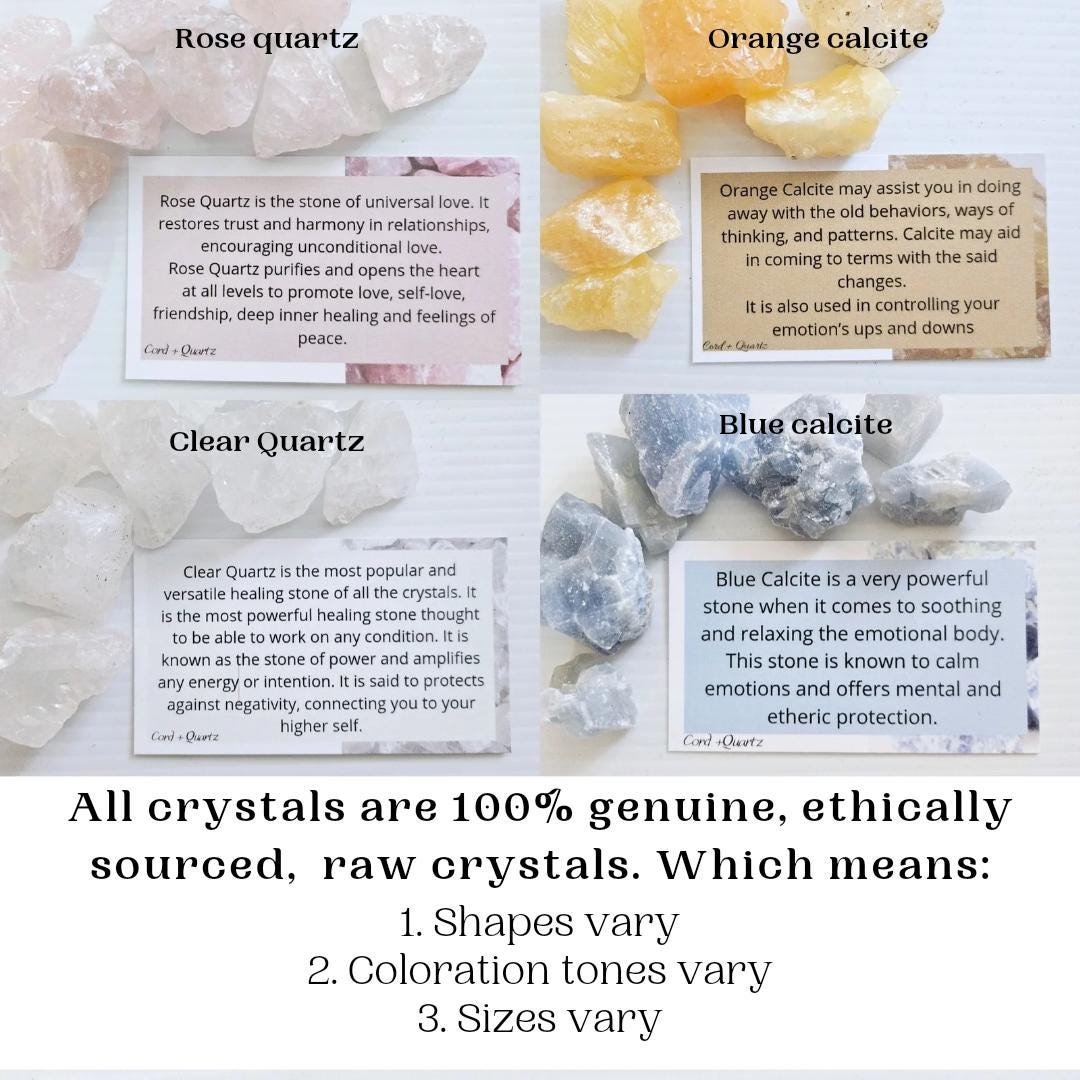 Macramé Wrapped Crystal Keychain DIY Kit – Beginner Craft Kit with Real Crystals
