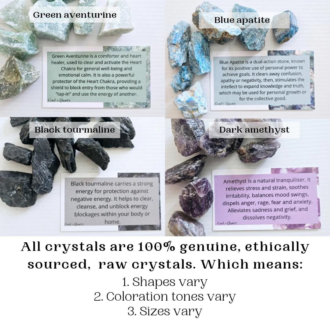 Macramé Wrapped Crystal Keychain DIY Kit – Beginner Craft Kit with Real Crystals