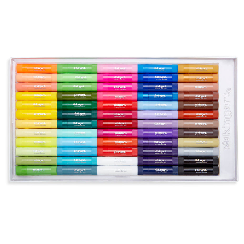 Tempera Paint Sticks, 60 Colors
