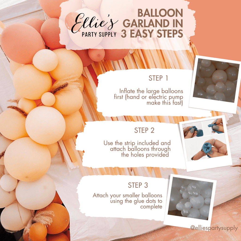 Pastel Gender Reveal Balloon Garland Kit | Pink Blue and White DIY Arch